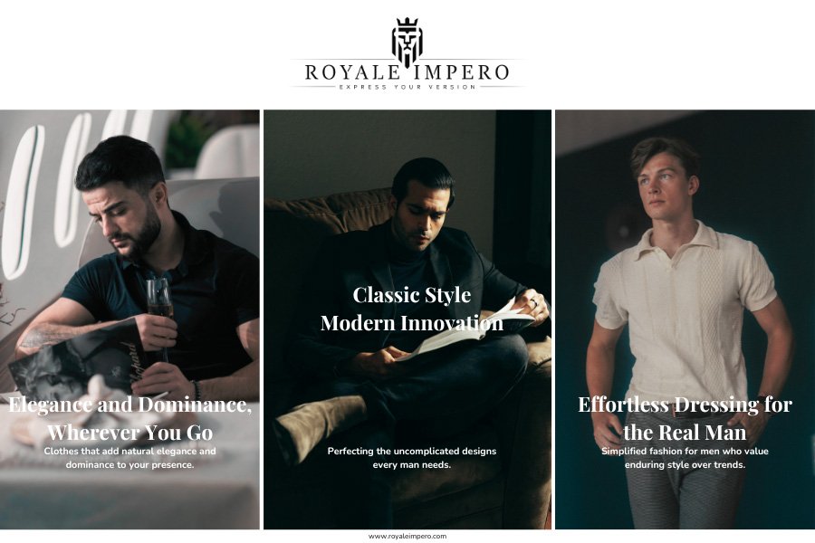 No fuss fashion : Royale Impero makes dressing effortless with classic styles