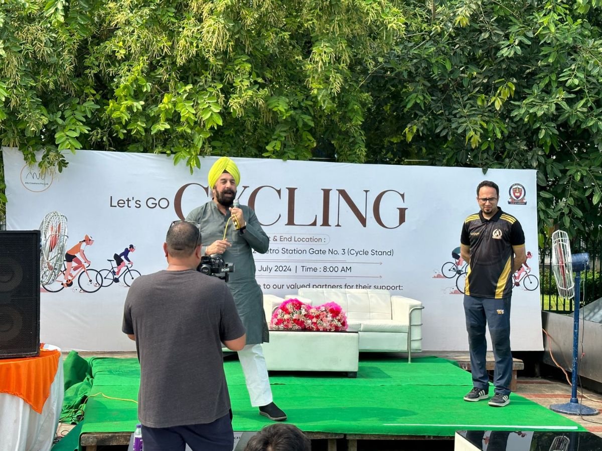 ANJ Creations Pvt Ltd in collaboration with World College of Technology And Management and Food Bus of India announces Cycling Events in New Delhi