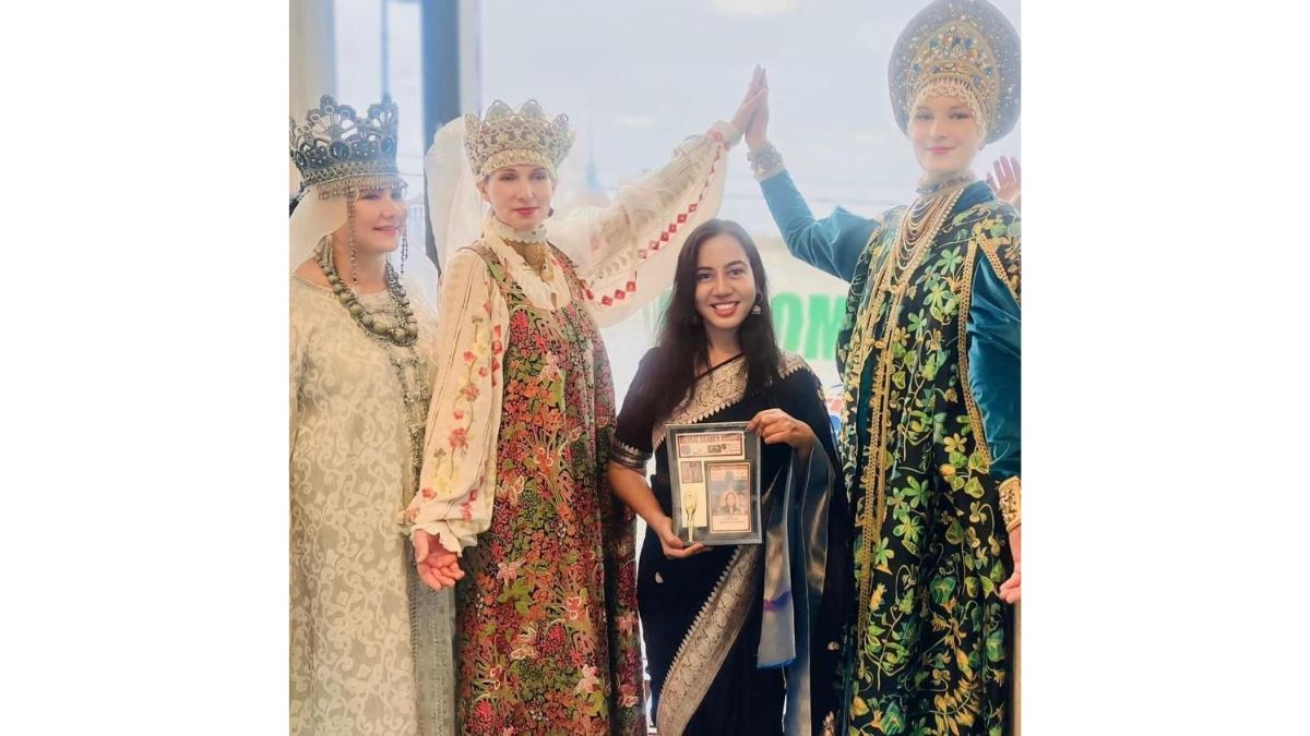 Dr. Geeta Bora Honored with Global Leader Award at India-Russia Summit in Moscow
