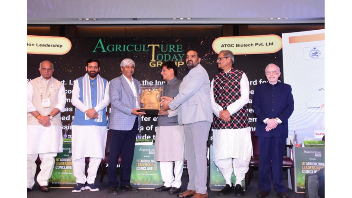 ATGC Biotech Recognised with Innovation Leadership Award 2025 for Transforming Crop Protection through Deep-Tech Innovation