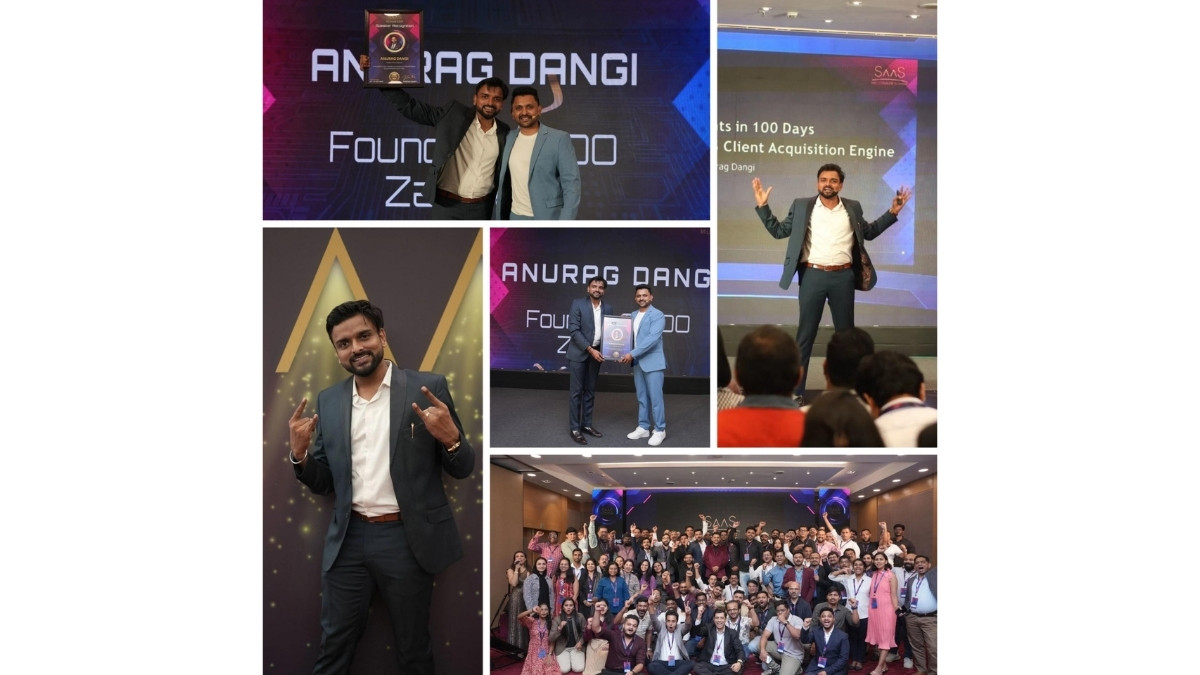Anurag Dangi Steals the Show at The SaaS Millionaire Summit 2025 Empowering India’s Next Wave of SaaS Entrepreneurs with Predictable Growth Systems