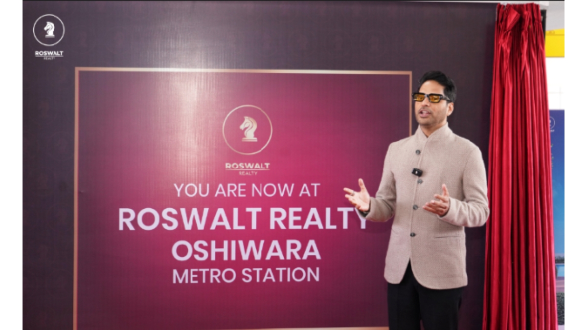 Next Stop: Roswalt Realty Oshiwara Mumbai Metro Station Gets a New Identity as Roswalt Realty Takes Naming Rights for a Year-PNN