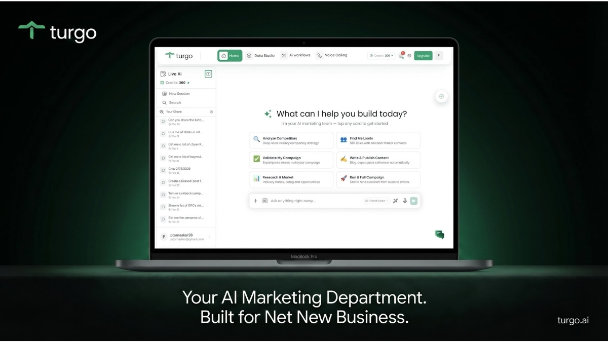Turgo Launches V2 Autonomous Marketing Platform to Automate Net New Business Acquisition