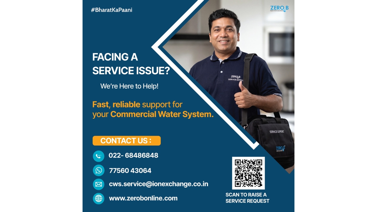 ZeroB Service Sets New Benchmarks in Water Purification Industry with Advanced Multi-System Support Across India