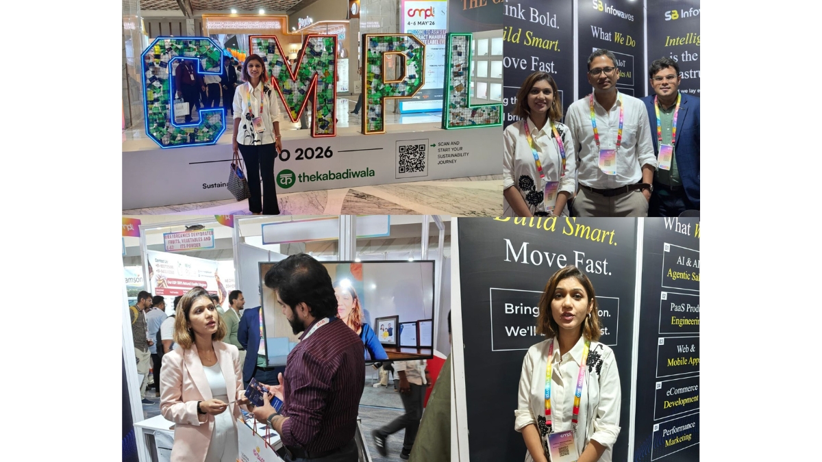 SB Infowaves Commands Centre Stage at CMPL Expo 2026, Drawing Record Footfall & Investor Buzz