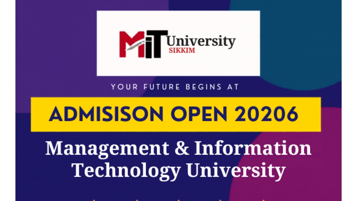 MIT University Sikkim Opens Admissions 2026 with AI-Based Class, Real Industry Exposure, Workshops, Internships, and Practical Learning