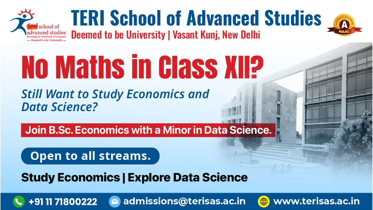 TERI SAS B.Sc. Economics Programme: Shaping Future-Ready Economists Since 2023